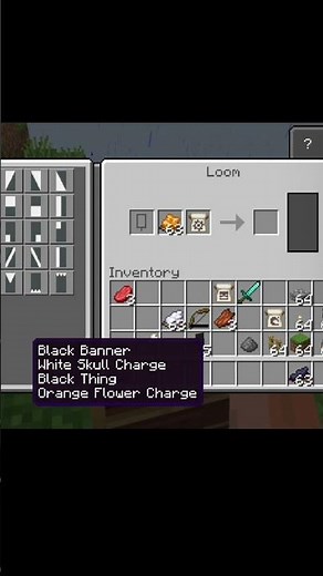 I Made a Fox Banner in Minecraft | Cute Animal Banner Design 🦊🔥 #minecraft #minecraftpublicsmppe