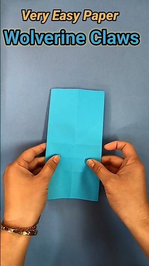 How to make a Paper Wolverine Claws | Very easy Wolverine Nails #shorts