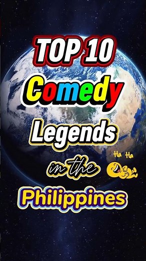 Top 10 Comedy Legends in the Philippines 🇵🇭😂 #top10 #comedy #legends #philippines #shorts