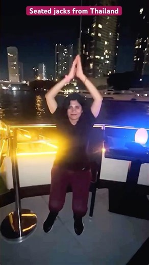 Chair Jacks for Strength & Endurance! #JumpingJacksSeated #BeginnerWorkout #Mobility