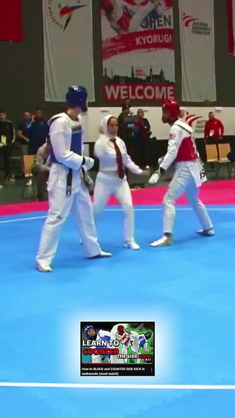 Cj Nickolas Outsmarts Opponent in Taekwondo Match