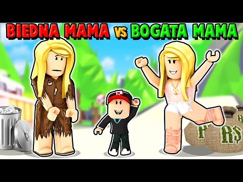 BIEDNA Mama vs BOGATA Mama w Roblox... | Vito i Bella