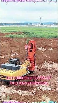 What is Rapid Impact Compaction (RIC)? The drop weight of the RIC ranges from 3.5 to 20 tons.