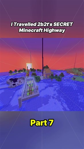 Exploring 2b2t's Secret Minecraft Highway