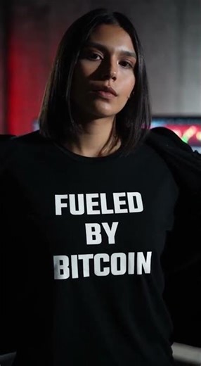Fueled By Bitcoin Crypto Themed T-Shirt