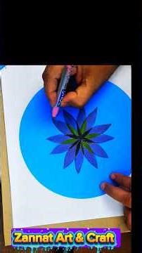 Geometric Circle Design Drawing with compass #circle #compass #drawing #geometric #design #viral