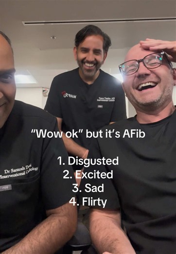 “Wow ok” but it’s AFib — cardiology reactions explained