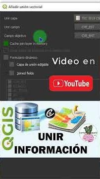 Cómo unir una tabla de Excel a un Shapefile en QGIS | Join de tablas paso a paso
