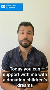 Today, 25 September, is the World Dream Day and I want to celebrate this important day with SOS Children’s Villages in Italy - SOS Villaggi dei Bambini - Italia Help children make their dreams come true. Click and choose the value of your gift. https://dona.sositalia.it/sognibambini Thank you! #WorldDreamDay | Ahmad Joudeh