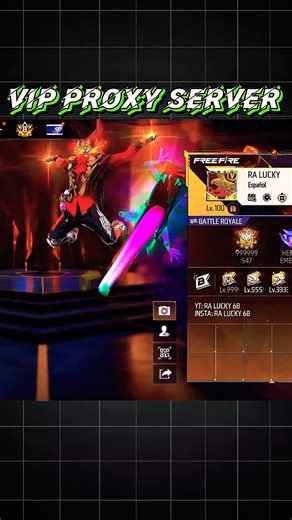 Free Fire Vip Proxy Server 2.0 🔥✅ #freefire #shorts