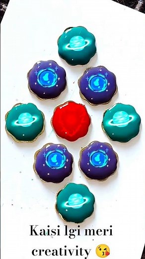Galaxy Planet Art Cookies 🌌🍪 | Satisfying Miniature Planet Design