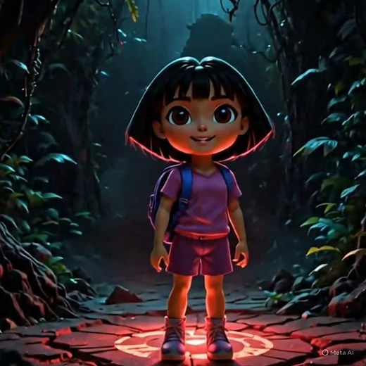 Dora: Lost Map of MadnessHashtags #TerrifyingJourney #HorrorShorts #7SceneStory #AIHorrorSerie