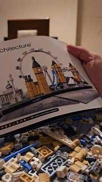 LEGO London Architecture Big Ben - Tower Bridge - London Eye 90min in 3min Time Lapse #lego #london