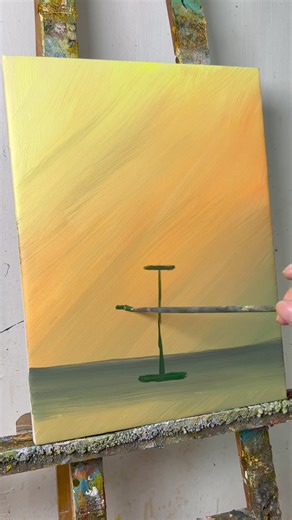 Simple Art / Acrylic Painting for Beginners | Acrylic Painting Techniques