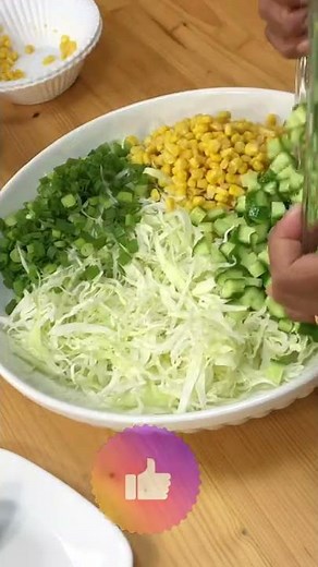 Cabbage Salad with Ham! 🚀 A quick and easy recipe for a weeknight meal or for parties.