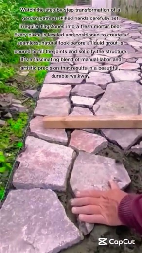 How to Build a Durable Stone Path with Mortar and Grout