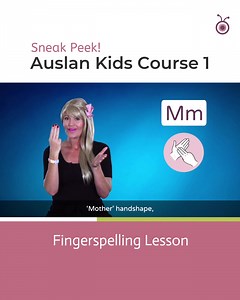 1.9K views · 108 reactions | Take a look at this sneak peek from our Auslan Kids Course 1 Program: Fingerspelling Join the waitlist for our Auslan Kids Course 1 program. An adventure awaits you! https://sign.lisamillsonline.com/auslan-online-made-easy-course-1-for-kids-squeeze-page-waitlist/ | Auslan Online | Facebook