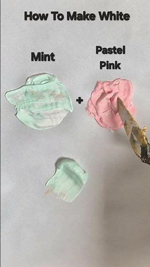 How to make White Color #satisfying #mixedcolors #colormixingmagic #colormixing #whitepaint #asmr