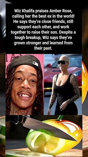 Wiz Khalifa Praises Amber Rose — “Best Ex Ever! We Still Talk Daily!” 💖🔥