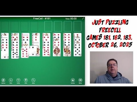 Learning Freecell By Doing and Explaining Games 181, 182 and 183