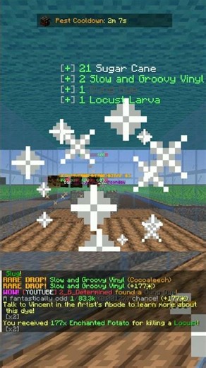 I DROPPED DUNG DYE!!! (15/42 Dyes) #hypixel #minecraft #skyblock #ad