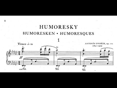A. Dvořák – Humoresques, Op. 101 (Firkušný)