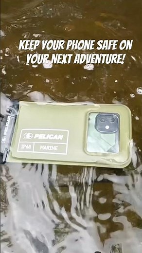 Waterproof floating phone case for adventurous lifestyles. #pelican #waterproof #adventure