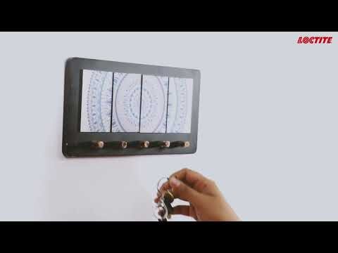No nails. No Clamps. 0-second instant grab: Loctite All Purpose Power Grab - How to Use Video