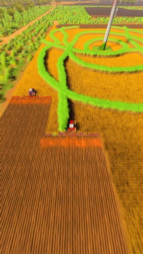 Satisfying ploughing #farmingsimulator25 #farmingsimulator #farmingsimulator19