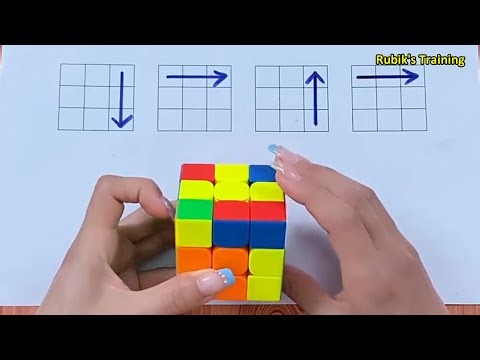 how to solve rubik's cube 3x3 - cube solve magic trick