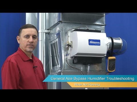 GeneralAire Bypass Style Humidifier Troubleshooting - Water Not Running