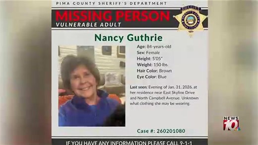 BREAKING OVERNIGHT: The mother of "TODAY" show host Savannah Guthrie has been reported missing. Homicide detectives have been called to a scene and police say they've found "concerning" evidence. Here's what we know: https://www.whec.com/top-news/mother-of-today-co-anchor-savannah-guthrie-reported-missing-in-arizona/ | WHEC TV