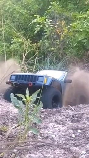 Traxxas TRX4 Sport With Axial SCX10ii Cherockee RC Body Rock Crawler Trail Truck #shorts #rclife