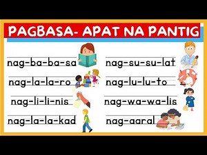 PAGBASA NG MGA SALITANG MAY APAT NA PANTIG / PART 2
