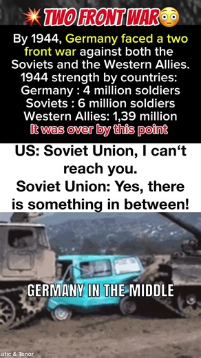 💥Two Front War😳|| World War 2 Memes