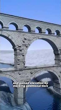 The engineering of roman aqueducts explained #history #romanempire #engineering #aqueduct