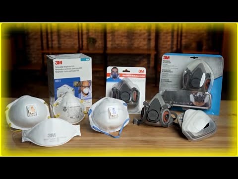 TODO SOBRE MASCARILLAS/RESPIRADORES, TIPOS, VIDA UTIL, PARA GASES, POLVOS Y MAS!