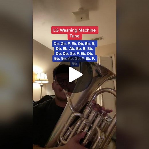 Euphonium Marching Band Performance & LG Washing Machine Sound
