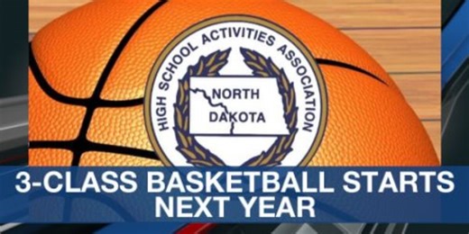 UPDATE: Three-class basketball begins next year in ND