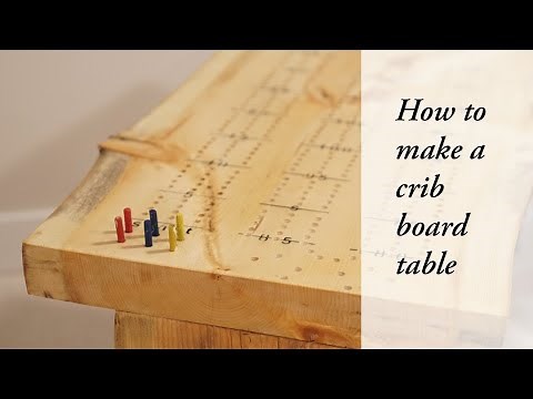 How to Make a Crib Board Table