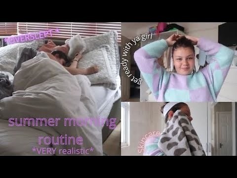 End of summer *MORNING ROUTINE* as a 12 year old!