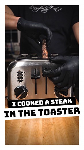 Christopher Smith on Instagram: "Can you cook steak in a toaster? Absolutely, this juicy ribeye from @goodranchers came out PERFECT after three toasting cycles at the highest setting. Is this now the best way to cook a steak? Garlic Butter Recipe Below: 1) ½ Cup Butter 2) 4 Cloves Minced Garlic 3) 1 TBSP Lemon Juice 4) 2 TBSP Fresh Parsley Instructions: Melt 1-2 tablespoons of butter in a small saucepan over medium heat. Add the garlic and sauté for approximately 30-60 seconds, stirring constant