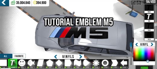 tutorial emblem M5 simple. @olzhass_games #carparkingindonesia #carparkingmultiplayer #cpm