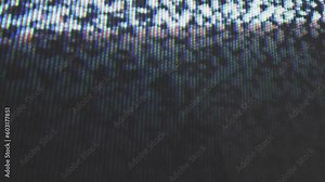 Static tv snow noise, crt screen close-up, glitchy pixel bitmap visual coming from the screen. Stock Video