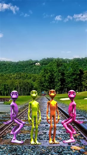 Alien Dance vs. Pac-Man: Colorful Dance Challenge