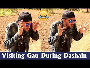 Visiting Gaau During Dashain || Comedy Video || Dashain Special || HahahaTV Nepal