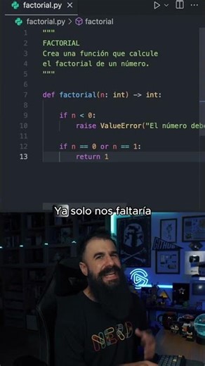 🚀 MINI RETO: Cálculo de un Factorial