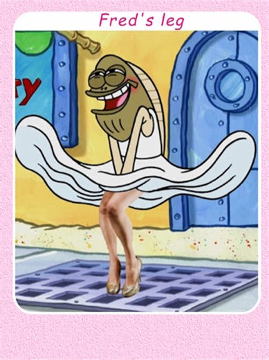 Fred’s Leg.#spongebob #funny #fyp | sponge bob