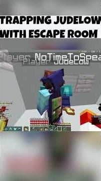 Trapping JudeLow with an escape room #minecraft #gaming