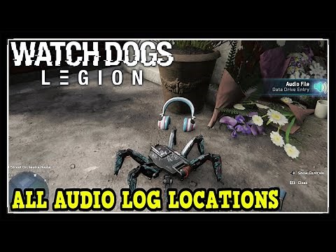 Watch Dogs Legion All Audio Log Locations (Oral History Trophy / Achievement - Collect 50 Audio Logs